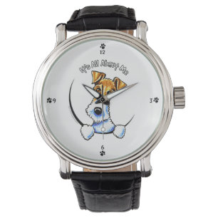 Wire Fox Terrier IAAM Horloge
