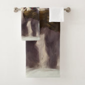 Wire Fox Terrier Kerstman Feestelijke Kerstmis Bad Handdoek (Insitu)