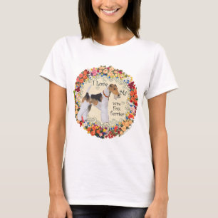 Wire Fox Terrier Love T-shirt