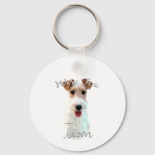 Wire Fox Terrier Ma 2 Sleutelhanger (Achterkant)