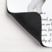 Wire Fox Terrier Memory/Dedication MALE Muismat (Hoek)