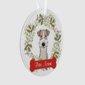 Wire Fox Terrier Ornament (voorkant)