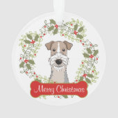 Wire Fox Terrier Ornament (achterkant)
