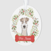 Wire Fox Terrier Ornament (voorkant)