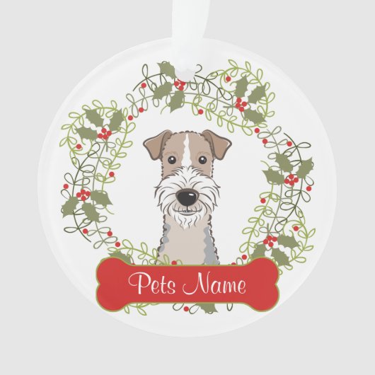 Wire Fox Terrier Ornament (voorkant)