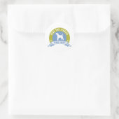 Wire Fox Terrier Ronde Sticker (Tas)