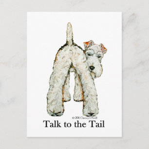 Wire Fox Terrier Tail Briefkaart