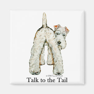 Wire Fox Terrier Tail Magneet