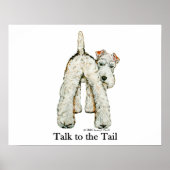 Wire Fox Terrier Tail Poster (Voorkant)