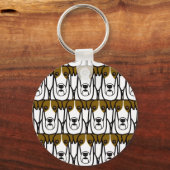 Wire Fox Terriers Sleutelhanger (Voorkant)