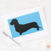 Wire Hair Dachshund Rectangle Sticker (Envelop)