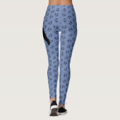 Wire Hair Fox Terrier Hearts Patroon Leggings (Achterkant)
