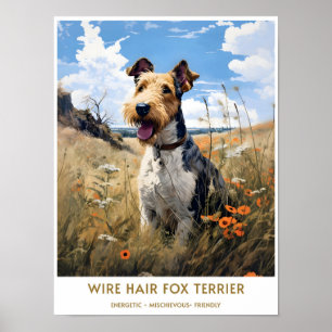  Wire Hair Fox Terrier Poster