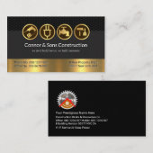 Wire Mesh Grijs Gouden Lagen Handyman Visitekaartje (Voorkant / Achterkant)