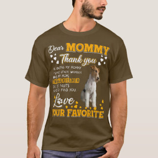 Wire voor Terrier Beste mama bedankt dat je mijn T-shirt