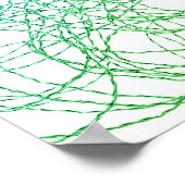 Wired Green Poster (Hoek)