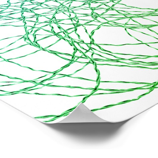 Wired Green Poster (Hoek)