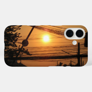 Wired Sunset ... Krung Thep, Thailand iPhone 16 Hoesje