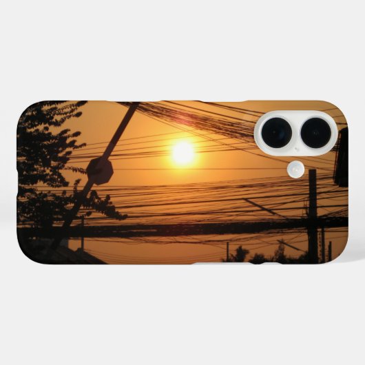 Wired Sunset ... Krung Thep, Thailand Case-Mate iPhone Case (Achterkant (horizontaal))