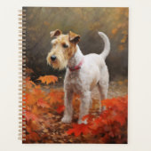 Wirefox Terrier en Feuilles d'Automne Tomber Inspi (Devant)