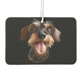 Wirehaered Dachshund Luchtverfrisser (Achterkant)