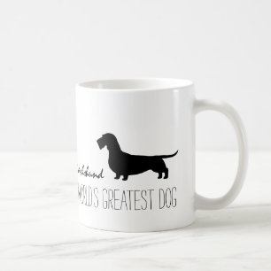 Wirehaered Dachshund World's Greatest Dog Custom Koffiemok