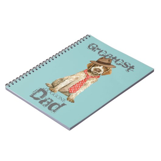 Wirehaered Pointing Griffon Dad Notitieboek (Linkerzijde)