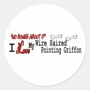 Wirehaered Pointing Griffon Sticker