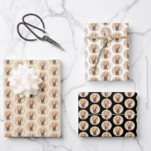 Wirehaered Vizsla-schildering - Cute Original Dog  Inpakpapier Vel