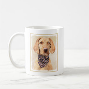 Wirehaered Vizsla-schildering - Cute Original Dog Koffiemok