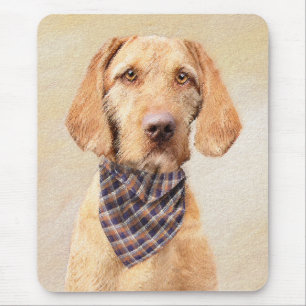 Wirehaered Vizsla-schildering - Cute Original Dog Muismat