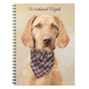 Wirehaered Vizsla-schildering - Cute Original Dog  Notitieboek