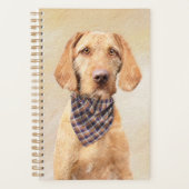 Wirehaered Vizsla-schildering - Cute Original Dog  Planner (Voorkant)