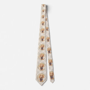 Wirehaered Vizsla-schildering - Cute Original Dog Stropdas