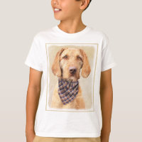 Wirehaered Vizsla-schildering - Cute Original Dog