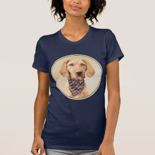 Wirehaered Vizsla-schildering - Cute Original Dog T-shirt