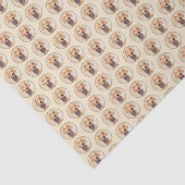 Wirehaered Vizsla-schildering - Cute Original Dog Tissuepapier (Detail)