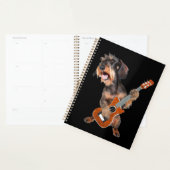 Wirehair Dachshund-gitaarbouwer Planner (Display)
