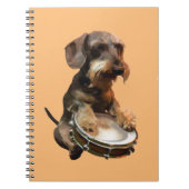 Wirehair Dachshund-speldrums Notitieboek (Voorkant)