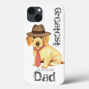 Wirehaire Dachshund Dad iPhone 13 Hoesje