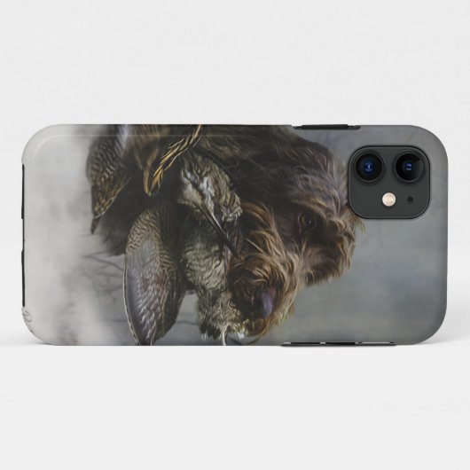 Wirehaire Pointing Griffon, Woodcock-jacht Case-Mate iPhone Case (Achterkant (horizontaal))