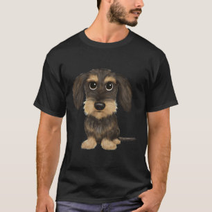 Wirehaire Wiener Dog W T-shirt