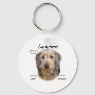 Wirehaired Dachshund Geschiedenis Sleutelhanger
