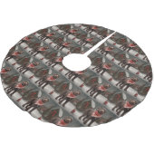 Wirehaired Pointing Dog in Sneeuw Kerstmis Kerstboom Rok (Gekanteld)