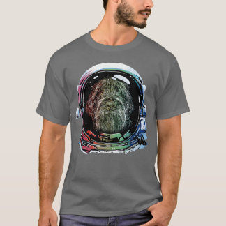 Wirehaired Pointing Griffon Dog Astro T-shirt