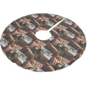 Wirehaired Pointing Griffon Dog Kerstfeest Kerstboom Rok (Gekanteld)