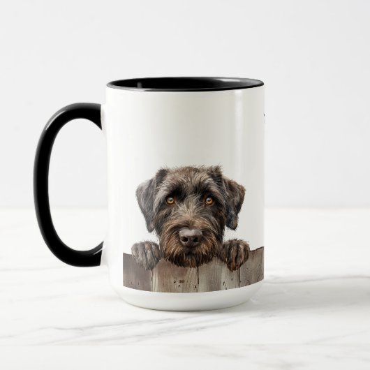 Wirehaired Pointing Griffon Dog Mok (Links)