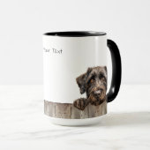 Wirehaired Pointing Griffon Dog Mok (Voorkant rechts)