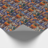 Wirehaired Pointing Griffon Halloween Costumes Cadeaupapier (Hoek)