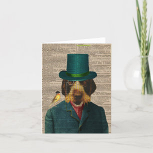 Wirehaired Pointing Griffon Notecard Kaart